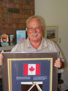 jim with plaque